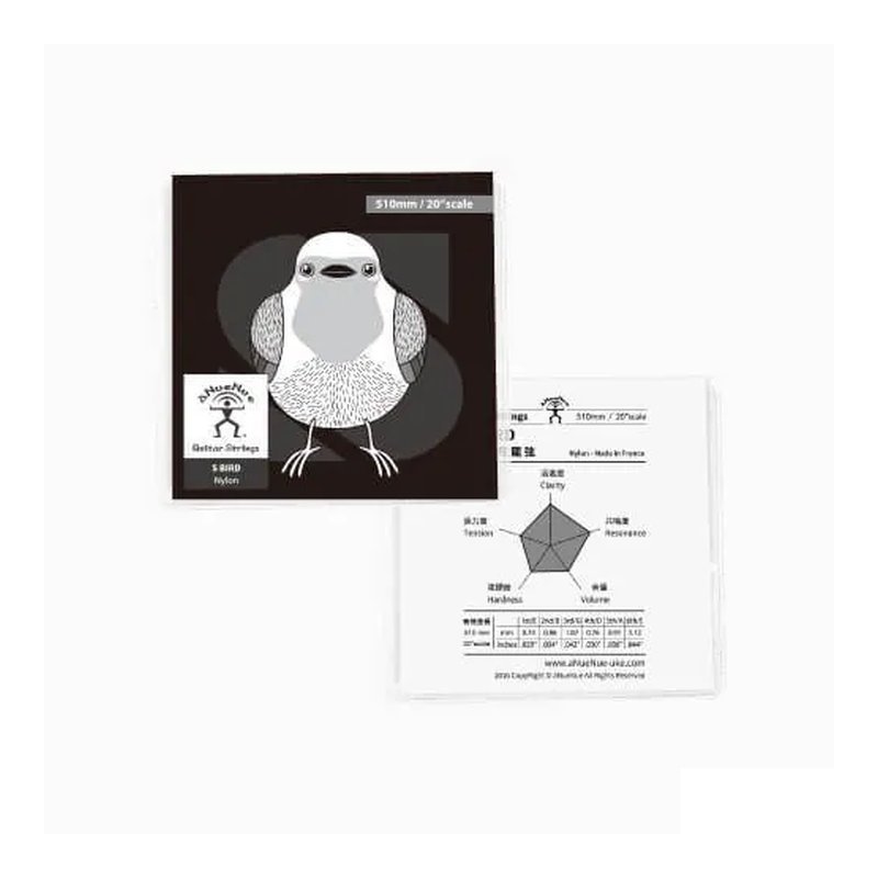 aNueNue aNueNue 彩虹人 尼龍吉他弦 AS-SB510 30吋 S Bird 弦 — 三峽烏克麗麗