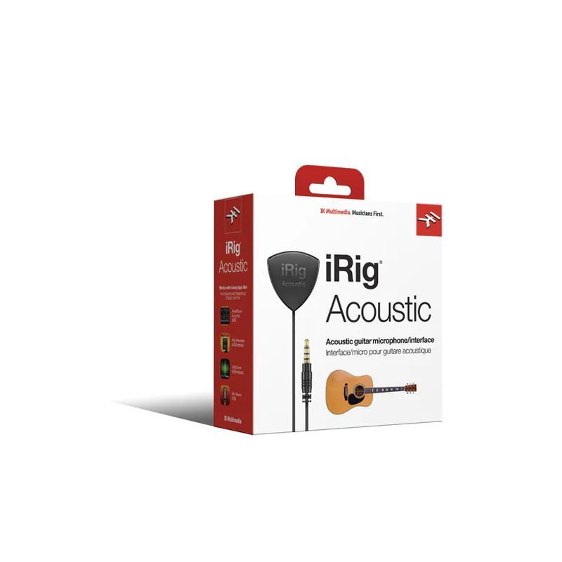 IK Multimedia IK Multimedia iRig Acoustic 麥克風式民謠吉他拾音器 — 三峽木吉他 / 民謠吉他
