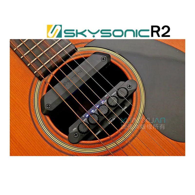 SkySonic SkySonic R2 雙系統 木吉他 響孔共振拾音器 — 三峽木吉他 / 民謠吉他