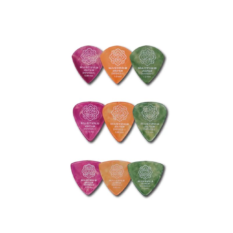 MASTER 8 JAPAN MASTER 8 JAPAN / INFINIX U 磨砂吉他彈片 — 三峽吉他 / Bass