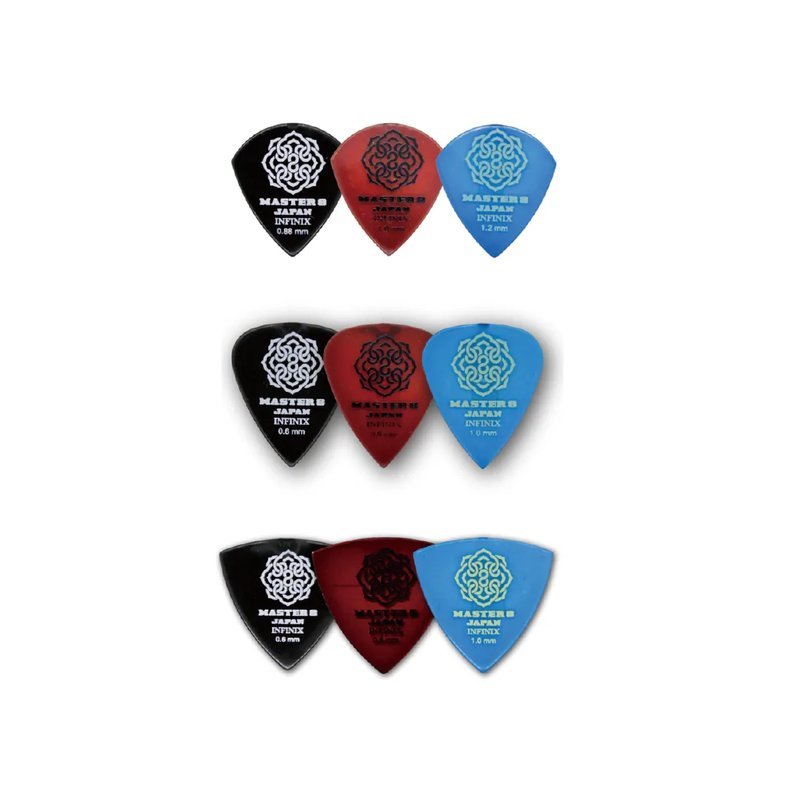 MASTER 8 JAPAN MASTER 8 JAPAN / INFINIX 磨砂吉他彈片 — 三峽木吉他 / 民謠吉他