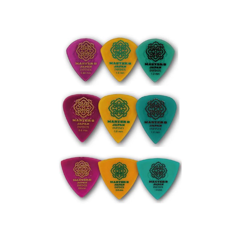 MASTER 8 JAPAN MASTER 8 JAPAN / INFINIX 橡膠吉他彈片 — 三峽木吉他 / 民謠吉他
