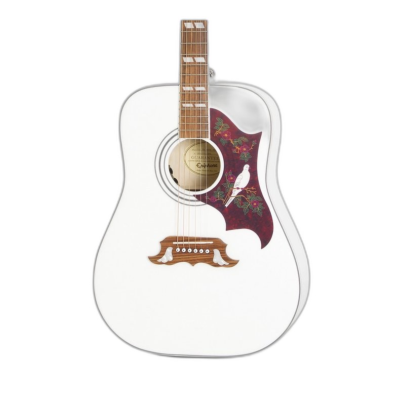 Epiphone Epiphone Dove Pro Limited Edition 面單板電民謠吉他 白色款 (限量版) — 三峽吉他 / Bass