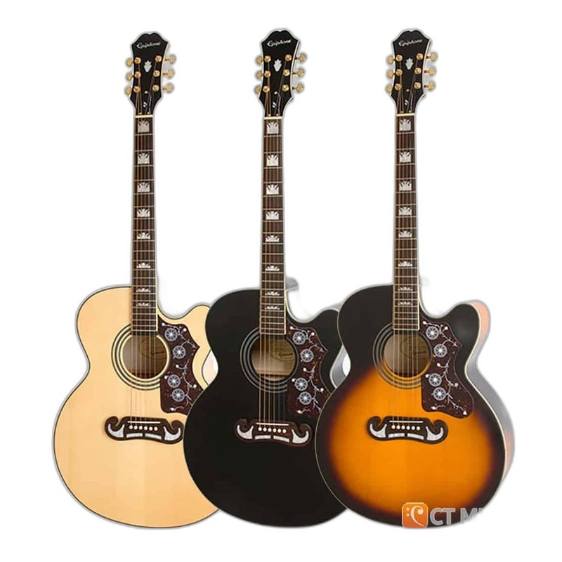 Epiphone Epiphone J-200 EC Studio 面單板電民謠吉他 多色款 — 三峽吉他 / Bass