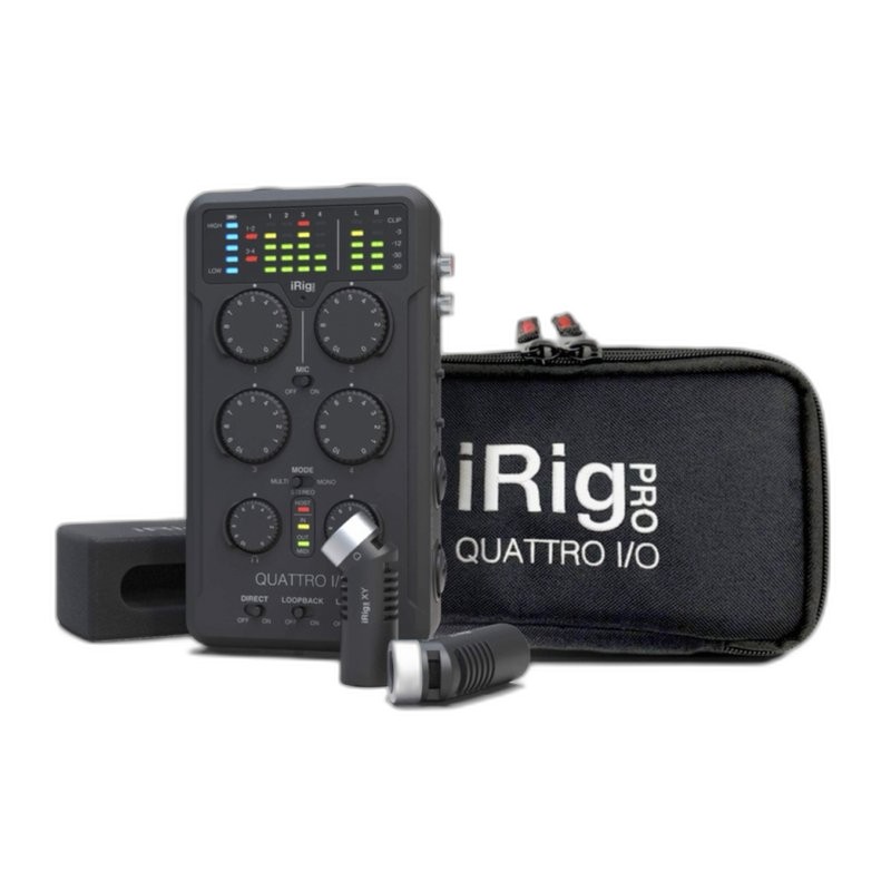 IK IK Multimedia iRig Pro Quattro I/O 行動錄音介面 — 三峽錄音 / 音響｜YA! 玩音樂
