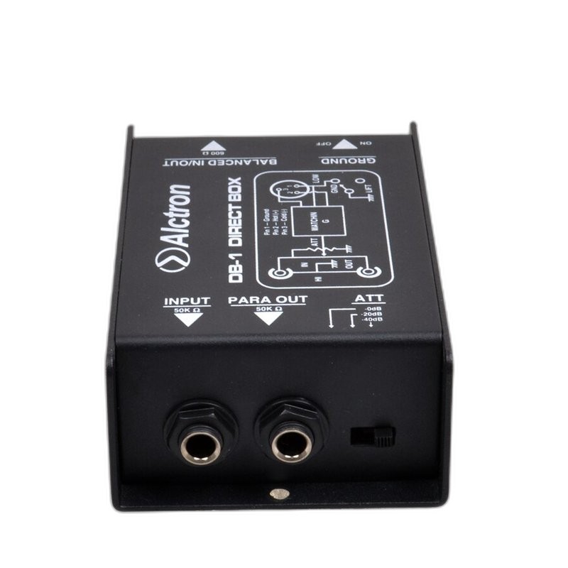 Alctron ALCTRON DB-1 被動式單聲道DI BOX阻抗器 — 三峽吉他 / Bass｜YA! 玩音樂
