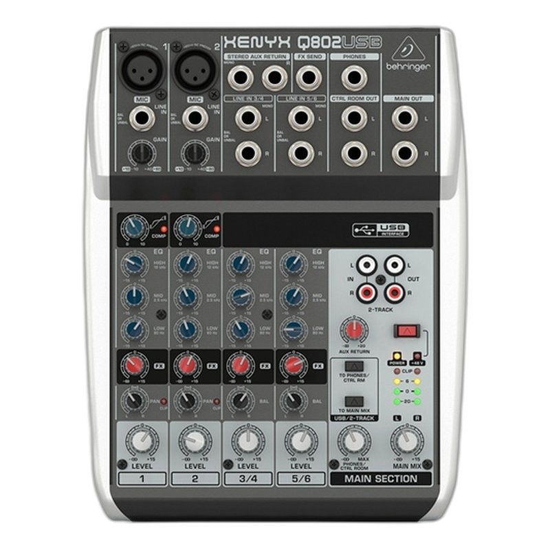 Behringer behringer Q802USB 混音器 — 三峽錄音 / 音響｜YA! 玩音樂