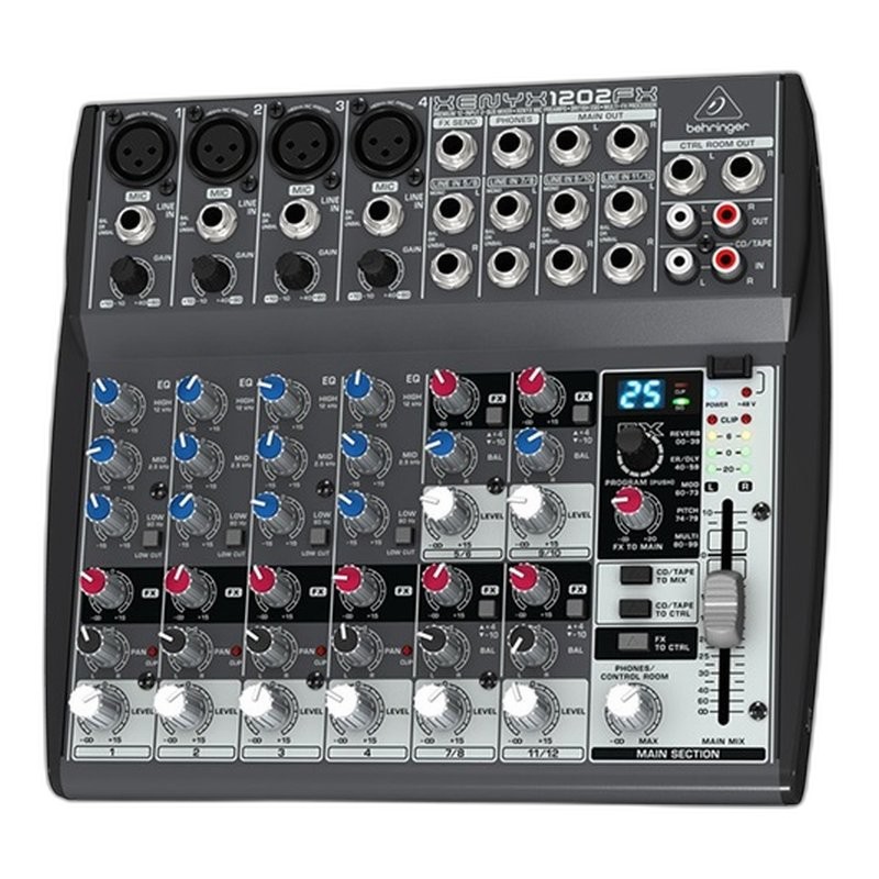 Behringer behringer XENYX QX602MP3 混音器 — 三峽麥克風｜YA! 玩音樂