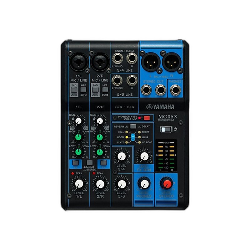 Yamaha YAMAHA MG06X 混音器 — 三峽麥克風｜YA! 玩音樂