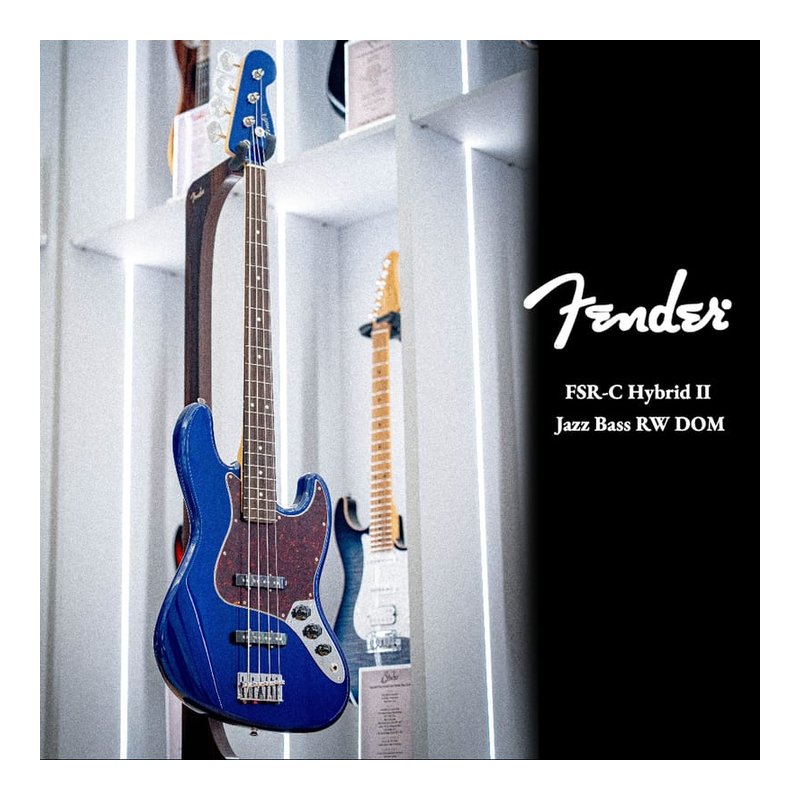 Fender Fender Japan FSR-C Hybrid II Jazz Bass RW DOM 電貝斯 — 三峽吉他 / Bass