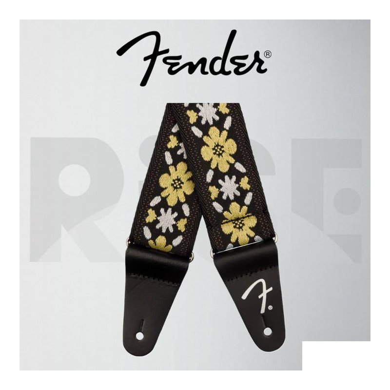 Fender Fender Pasadena Woven Straps Yellow Clover 背帶 — 三峽背帶
