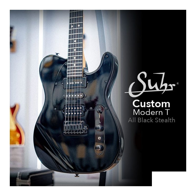 Suhr Suhr Custom Modern T Black Stealth 電吉他 John Suhr 監製 — 三峽電吉他