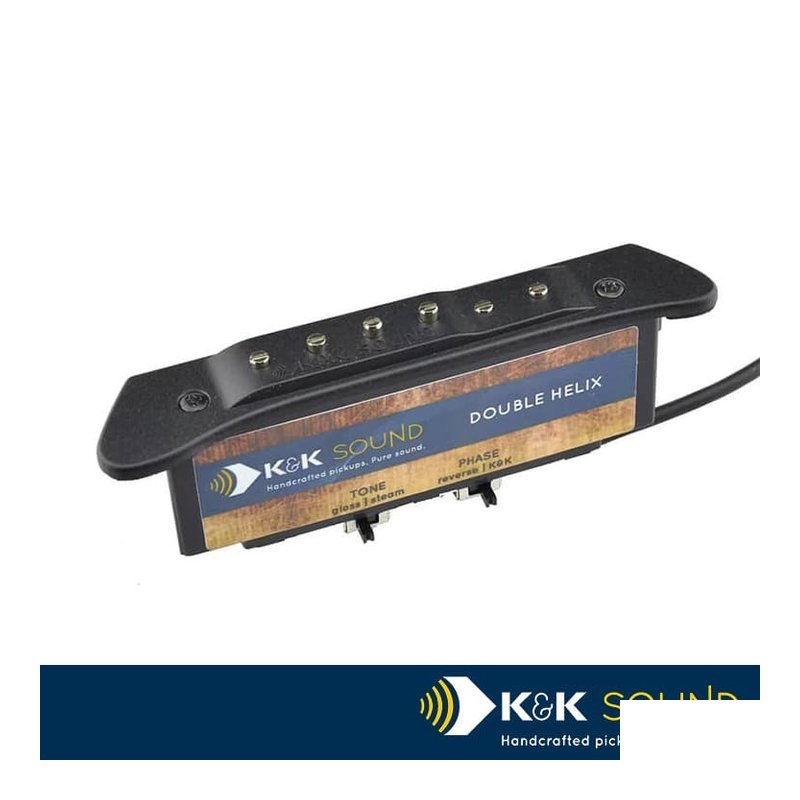 K&K K&K Sound Double Helix Solo 響孔式 木吉他拾音器 — 三峽木吉他 / 民謠吉他