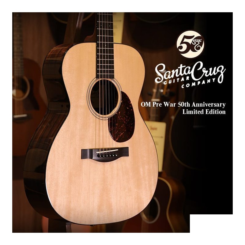 週年限定款 Santa Cruz OM Pre War 50th Anniversary LTD 木吉他 — 三峽吉他 / Bass