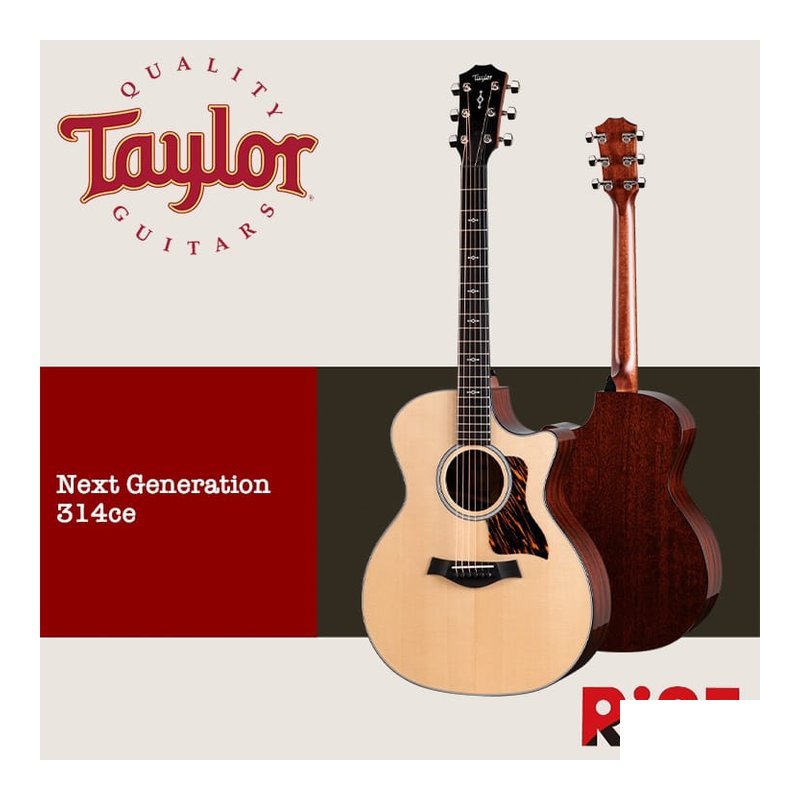 Taylor Taylor Next Generation 314ce 雲杉木 全單板 木吉他 — 三峽木吉他 / 民謠吉他
