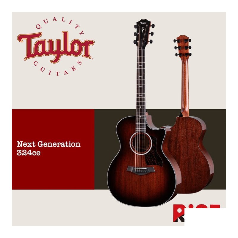 Taylor Taylor Next Generation 324ce 桃花心木 全單板 木吉他 — 三峽木吉他 / 民謠吉他