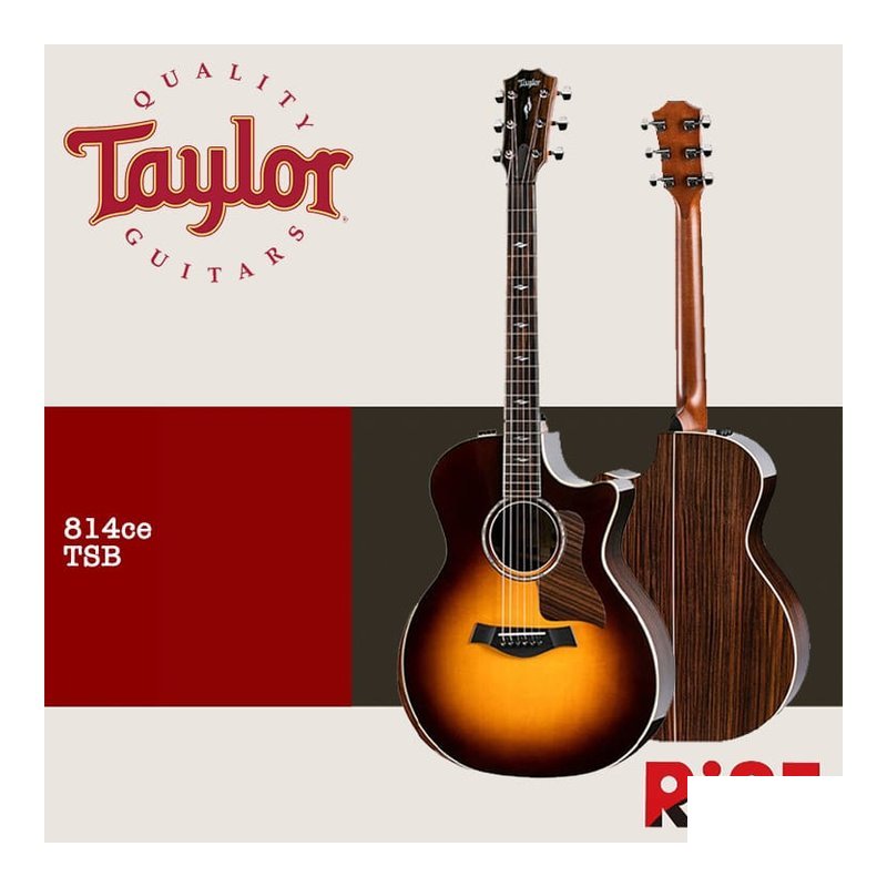 Taylor Taylor 814ce V-Class 全單板 Indian Rosewood 木吉他 — 三峽木吉他 / 民謠吉他