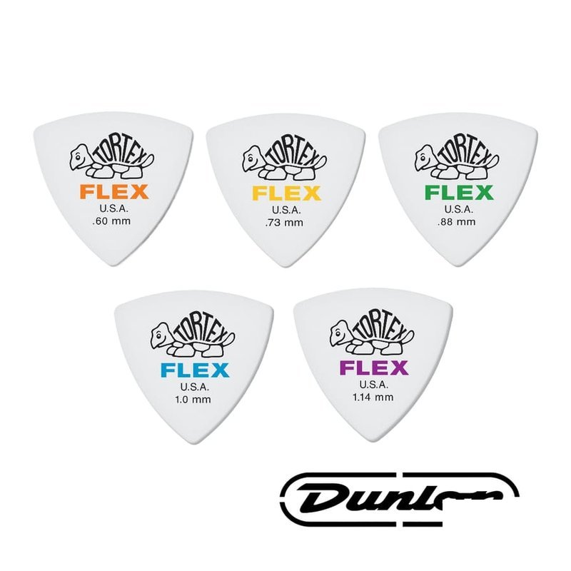 Dunlop Dunlop TORTEX® FLEX™ TRIANGLE PICK 大三角 彈片 Pick — 三峽Pick