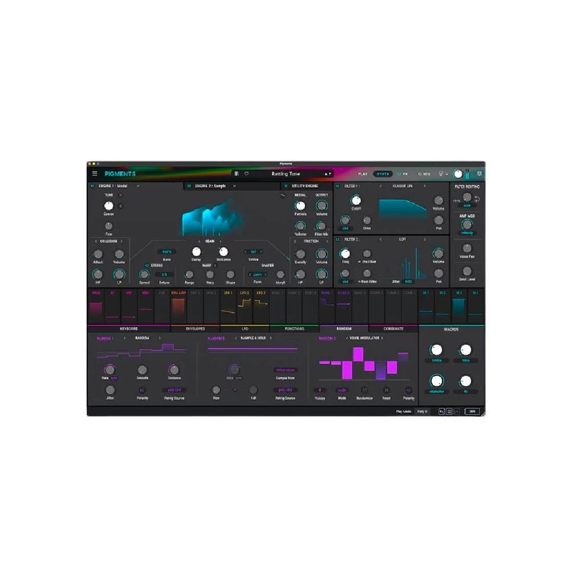 Arturia Arturia / Pigments 6 合成器音源軟體 (序號下載版) — 三峽電鋼琴 / 鍵盤