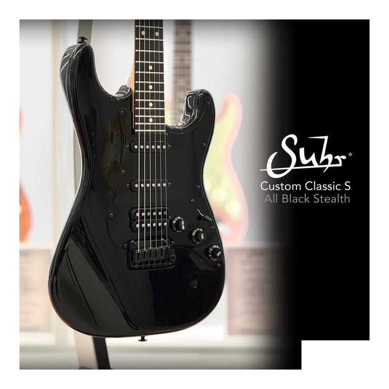 Suhr Suhr Custom Classic S Black Stealth 電吉他 John Suhr 監製 — 三峽電吉他