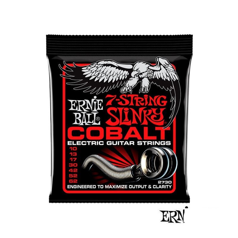 Ernie Ball Ernie Ball 2730 Cobalt Slinky 10/62 鈷合金 七弦 電吉他弦 — 三峽木吉他 / 民謠吉他