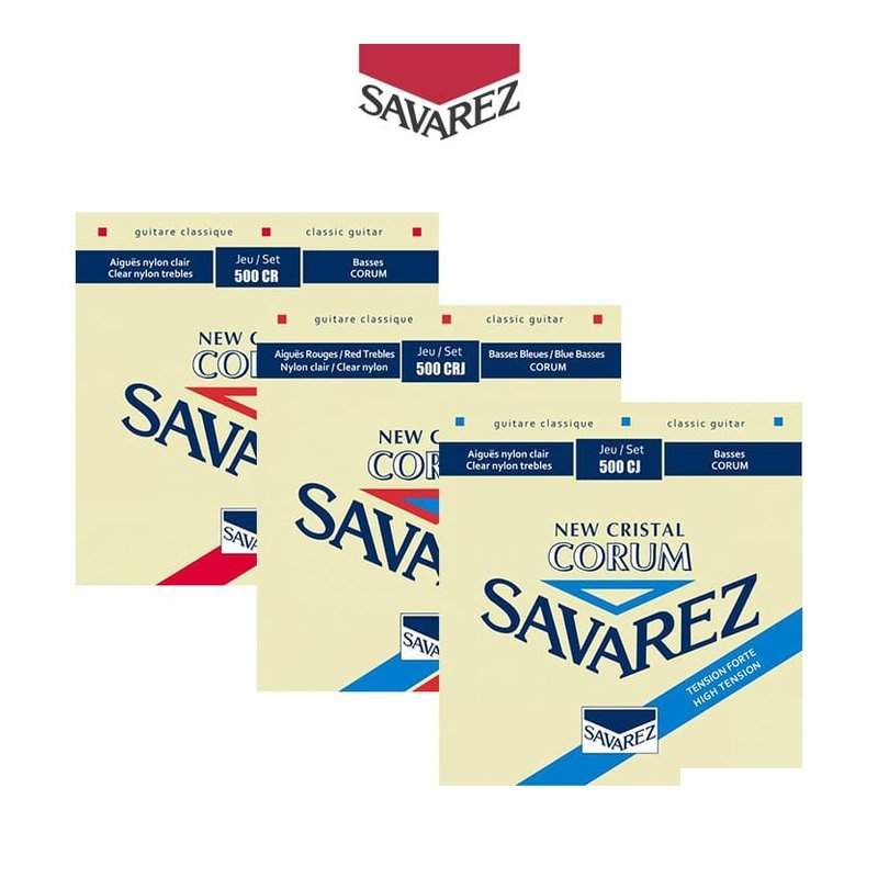 Savarez SAVAREZ New Cristal Corum 系列 古典吉他 尼龍弦 — 三峽古典吉他