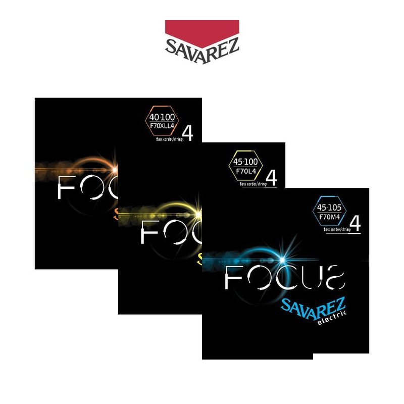 Savarez SAVAREZ Focus 系列 不鏽鋼纏繞 電貝斯弦 — 三峽貝斯