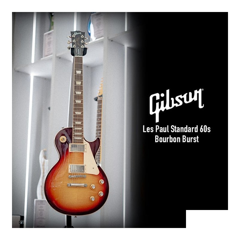 Gibson Gibson Les Paul Standard 60s Bourbon Burst 電吉他 — 三峽木吉他 / 民謠吉他