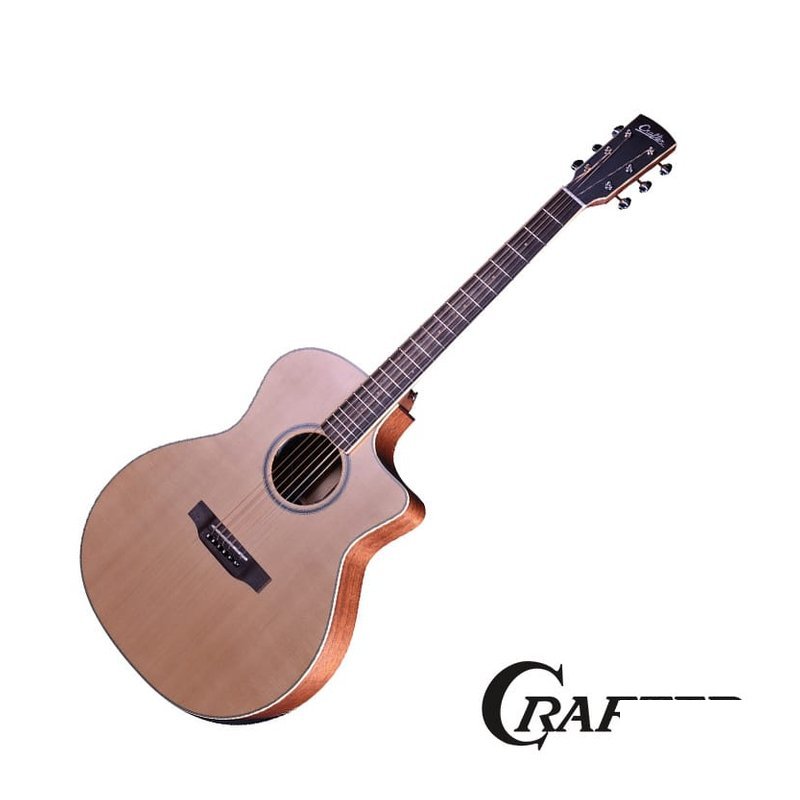 Crafter ES G-MAHOce 雲衫木 全單板 電木吉他 — 三峽木吉他 / 民謠吉他