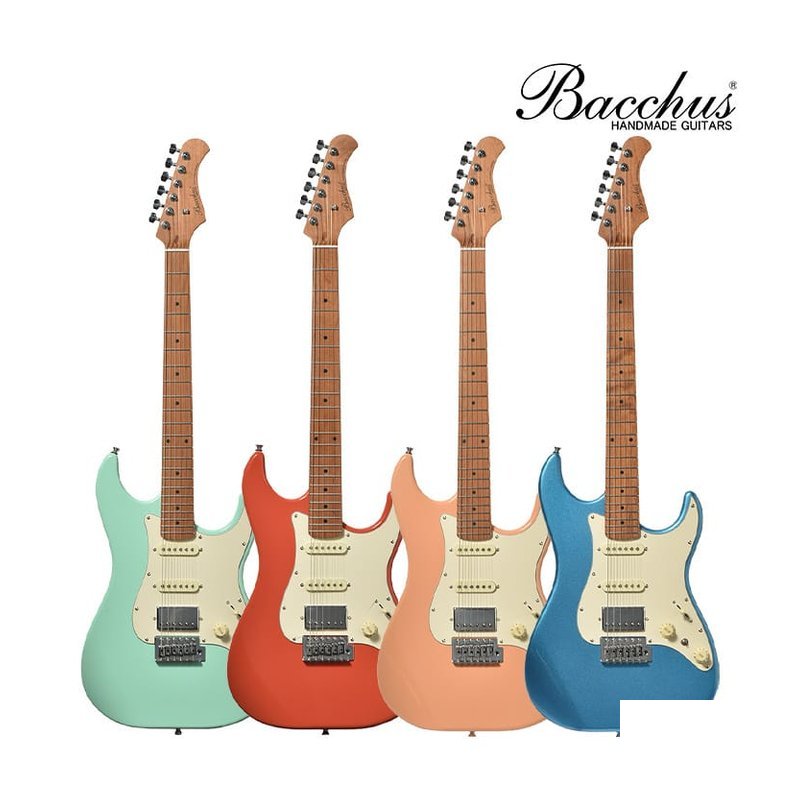 Bacchus Bacchus GS-2DX RSM/M 電吉他 含原廠配件組 (四色) — 三峽電吉他
