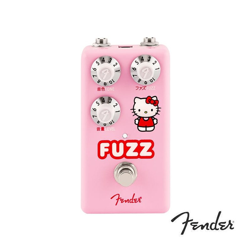 Fender Fender Hello Kitty Pink Fuzz Pedal 破音 效果器 — 三峽效果器