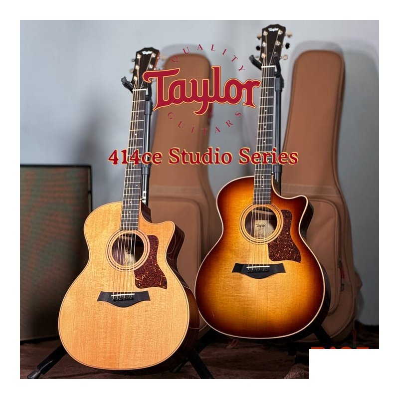 Taylor Taylor 414ce Studio SEB/Natural 雲杉木 全單板 木吉他 — 三峽木吉他 / 民謠吉他