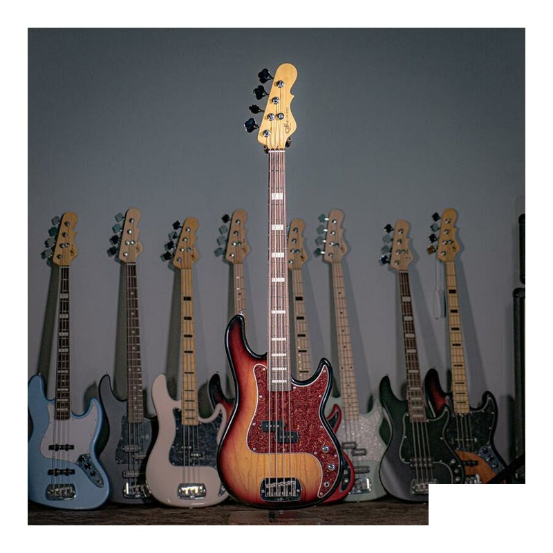 G&L G&L Tribute LB100 3-Tone Sunburst 電貝斯 — 三峽貝斯