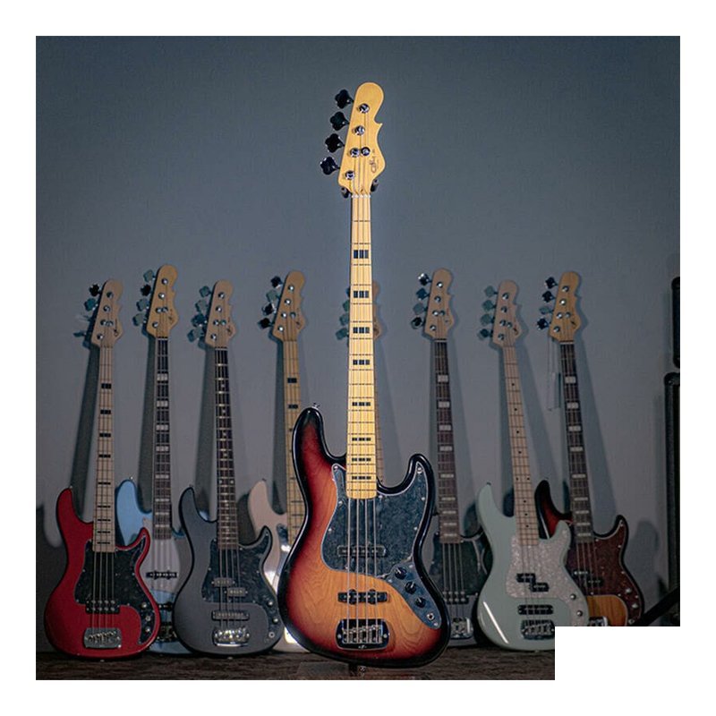 G&L G&L Tribute JB 3-Tone Sunburst 電貝斯 — 三峽貝斯