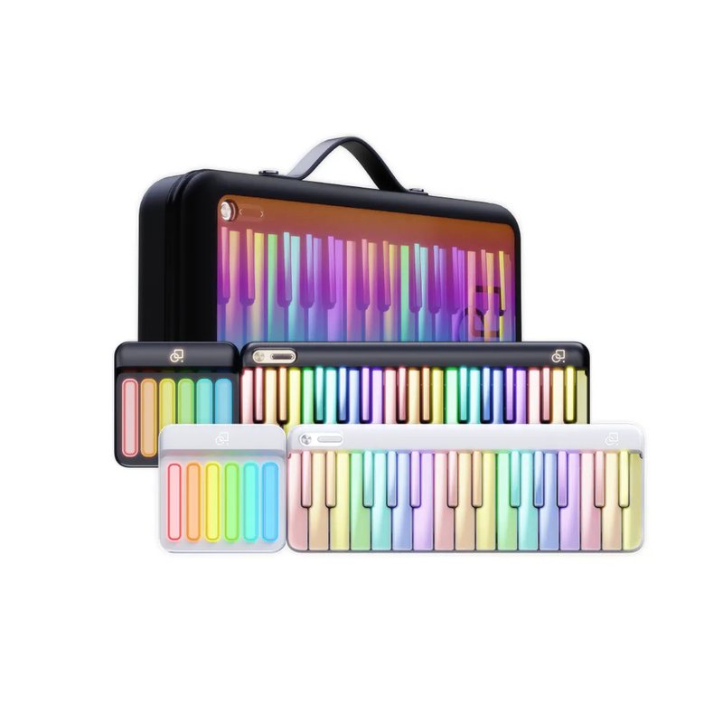 PopuMusic PopuMusic / PopuPiano 藍芽七彩智慧鋼琴(台灣代理公司貨) — 三峽鍵盤 / 鋼琴