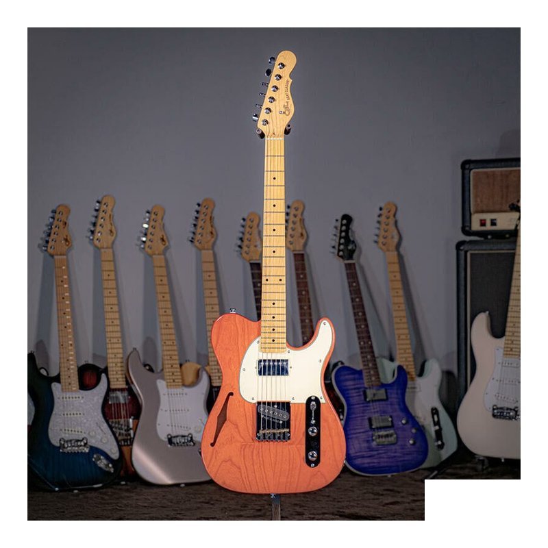 G&L G&L Tribute ASAT Classic Bluesboy S/H Clear Orange 電吉他 — 三峽電吉他