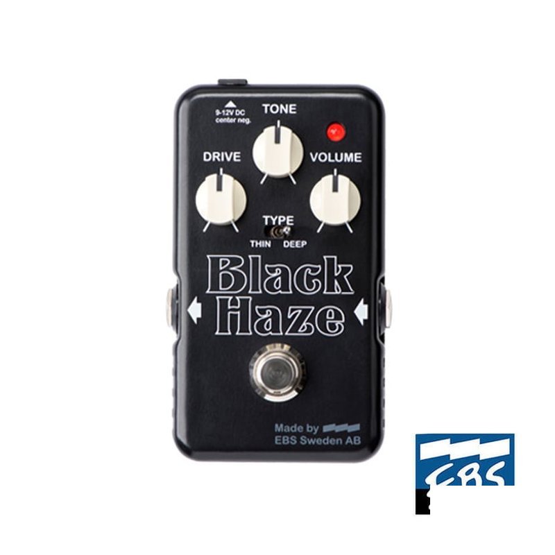 EBS EBS Black Haze Distortion/Overdrive 破音 效果器 — 三峽效果器