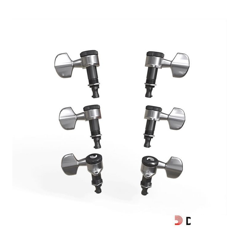 Daddario Auto-Trim PWAT-331L 自動剪弦 鎖定式 吉他弦鈕 銀色 — 三峽吉他 / 電吉他弦