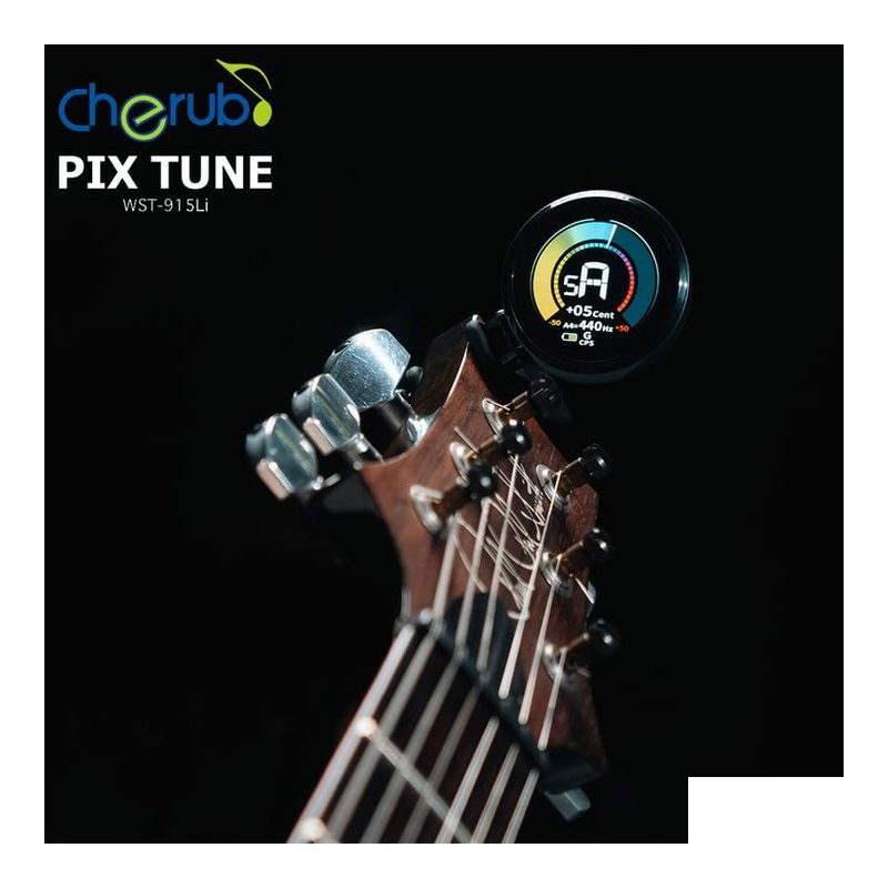 Cherub PIX TUNE WST-915Li 高精度 充電式 調音器 可客制圖片 — 三峽調音器