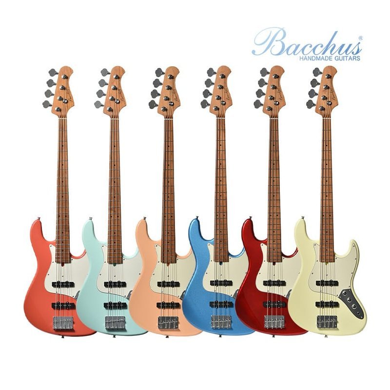 Bacchus WJB-1DX RSM/M 電貝斯 含原廠配件組（六色） — 三峽貝斯