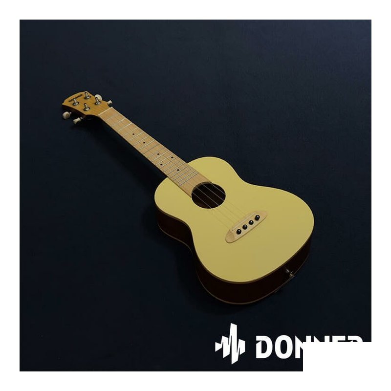 Donner Donner U2 23" 雲杉木 面單板 烏克麗麗 香草白 — 三峽烏克麗麗