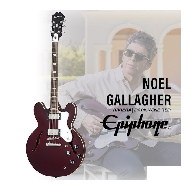 Epiphone 簽名款 Epiphone Noel Gallagher Riviera 電吉他 — 三峽電吉他