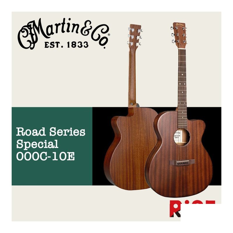 Martin 限定款 Martin 000C-10E 沙比利木 全單板 木吉他 — 三峽木吉他 / 民謠吉他