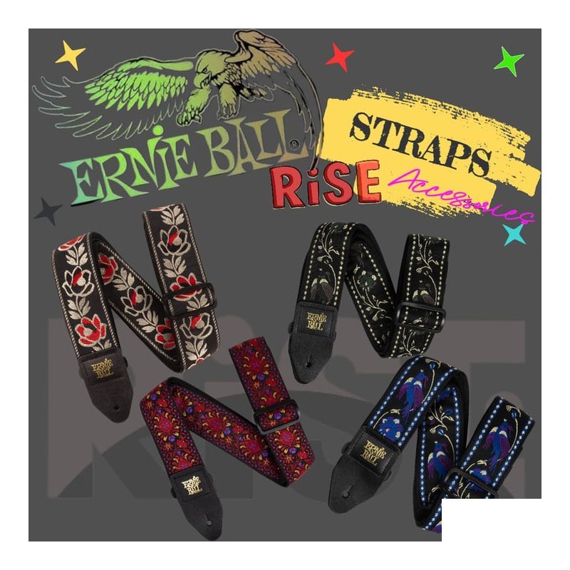 Ernie Ball Ernie Ball Classic Jacquard Straps 吉他 貝斯 背帶 — 三峽木吉他 / 民謠吉他